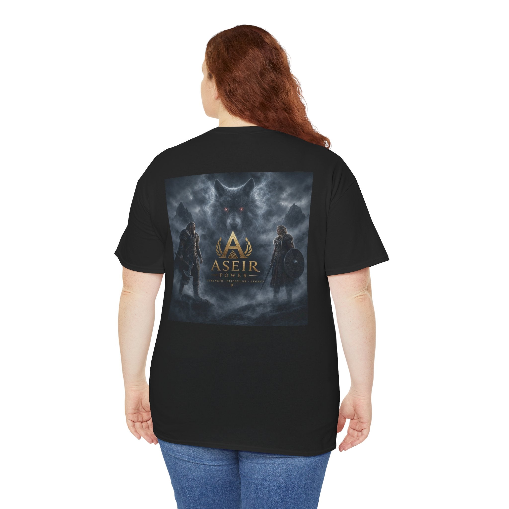 Viking Forge Tee — 'Earn Your Sweat' Norse Mythology Graphic T‑Shirt