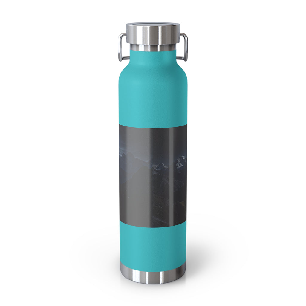 22oz Insulated Water Bottle — 'Aaseir' Lightning Logo Stainless Vacuum Flask