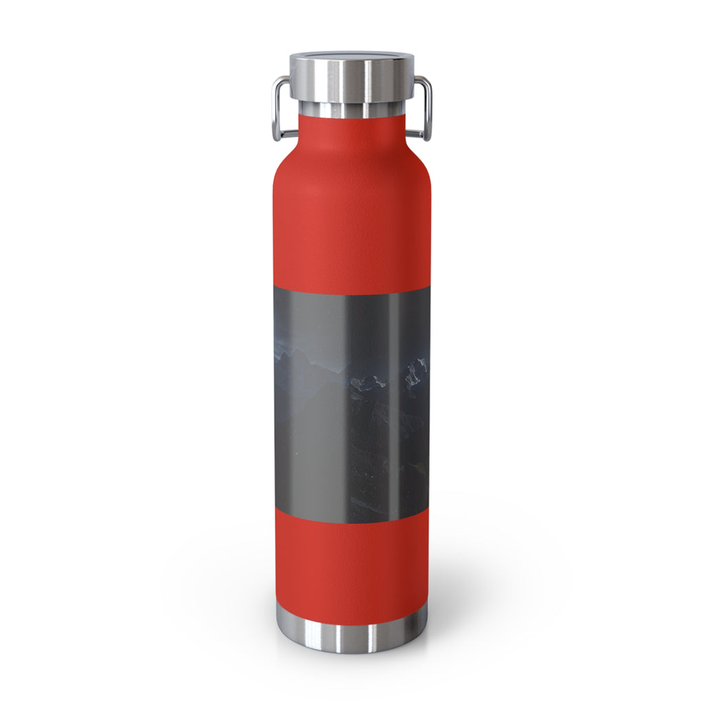 22oz Insulated Water Bottle — 'Aaseir' Lightning Logo Stainless Vacuum Flask