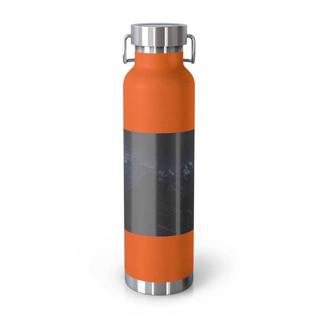 22oz Insulated Water Bottle — 'Aaseir' Lightning Logo Stainless Vacuum Flask