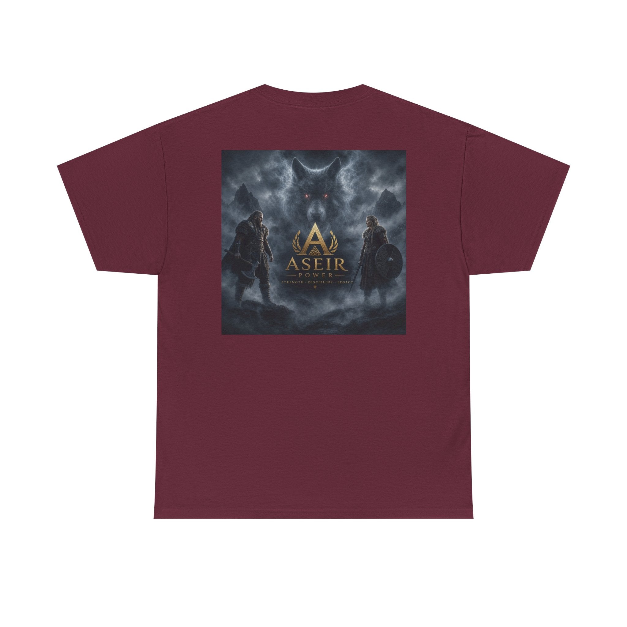 Viking Forge Tee — 'Earn Your Sweat' Norse Mythology Graphic T‑Shirt