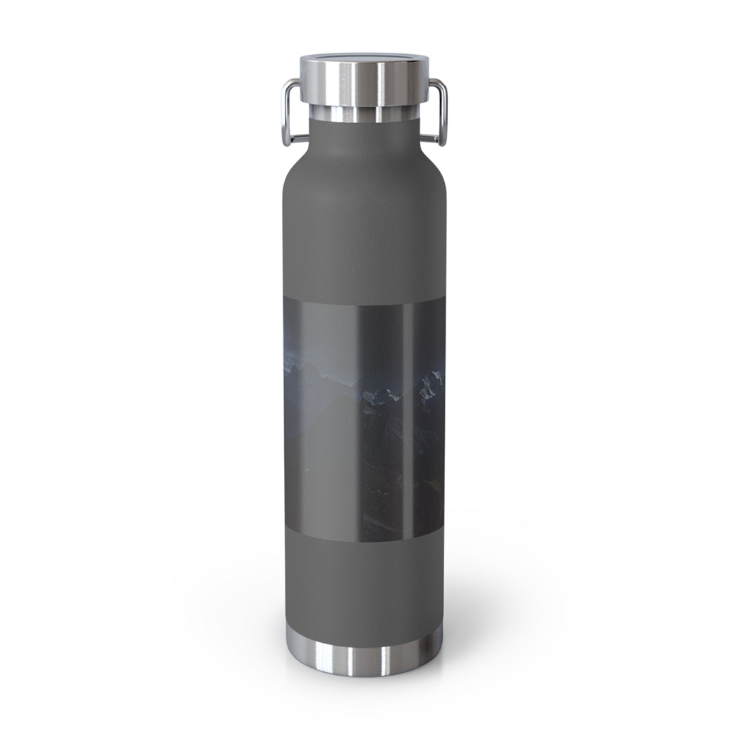 22oz Insulated Water Bottle — 'Aaseir' Lightning Logo Stainless Vacuum Flask