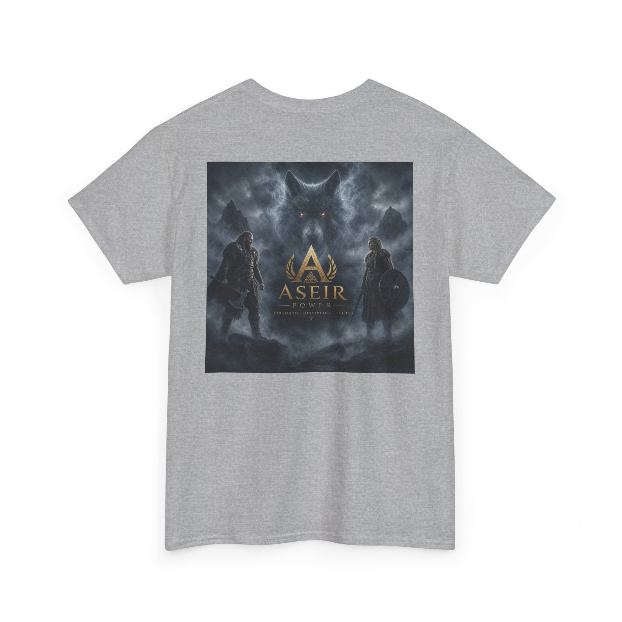 Viking Forge Tee — 'Earn Your Sweat' Norse Mythology Graphic T‑Shirt
