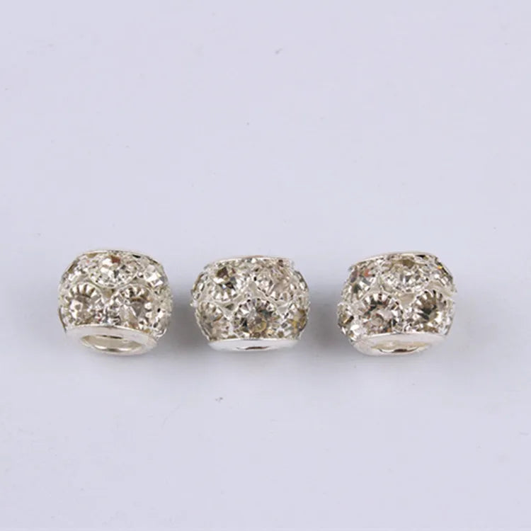 5 Pcs Viking Beads 12 Kinds 5mm Silver Beads for Braiding Dreadlock Hair Decor Cuff Clip Beaded Hair Scrunchies Tibet Bead Tube