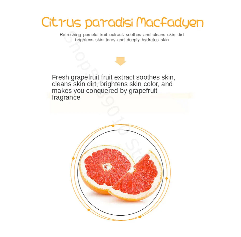 Fruit Fresh Moisturizing Bubble Body Wash 500ml Milk Citrus Peach Avocado Shower Gel Gentle Cleansing Skin Whitening Bath Lotion