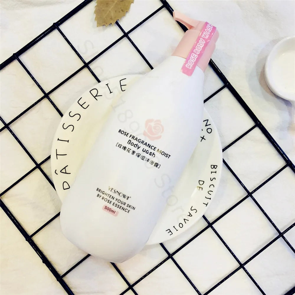 Fruit Fresh Moisturizing Bubble Body Wash 500ml Milk Citrus Peach Avocado Shower Gel Gentle Cleansing Skin Whitening Bath Lotion