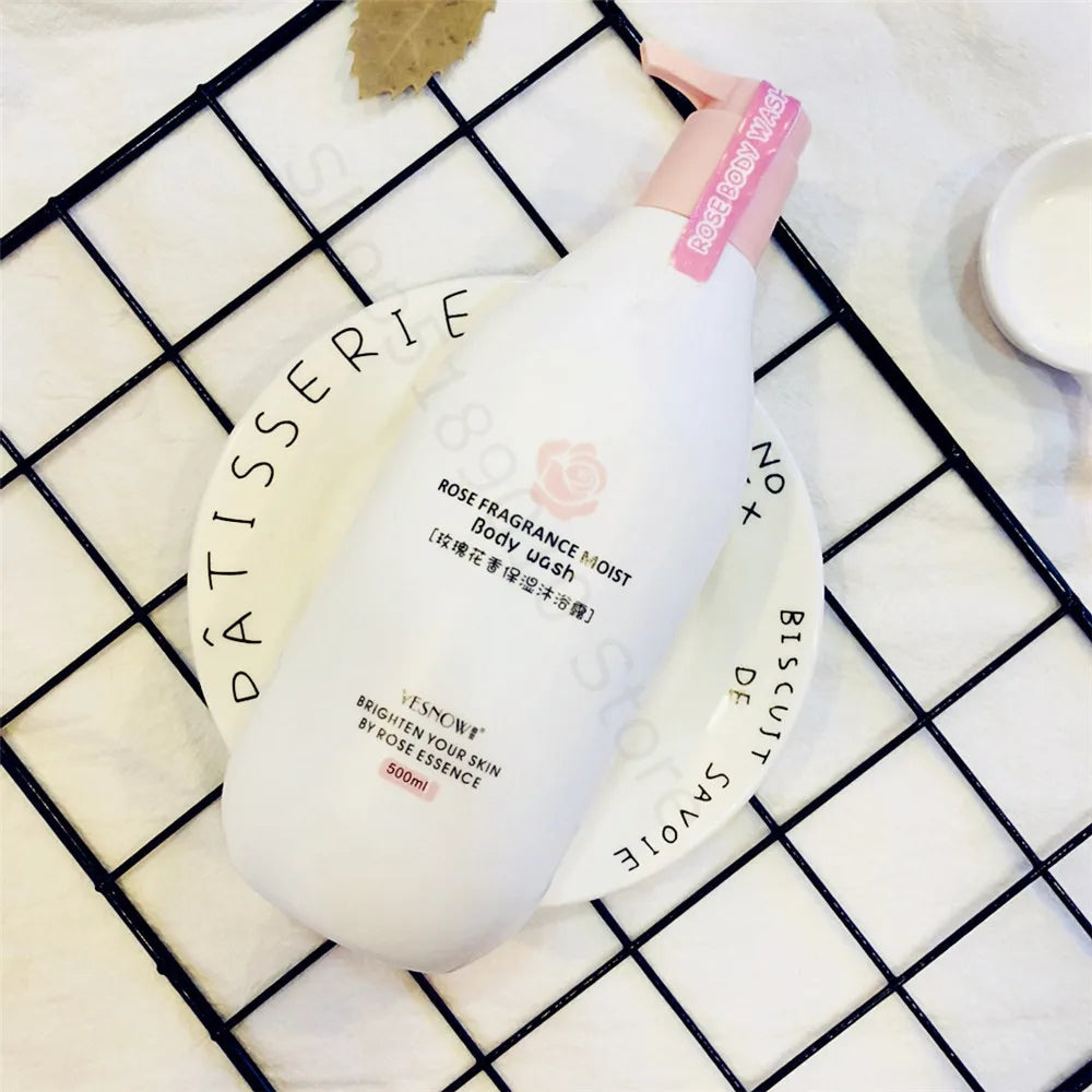 Fruit Fresh Moisturizing Bubble Body Wash 500ml Milk Citrus Peach Avocado Shower Gel Gentle Cleansing Skin Whitening Bath Lotion