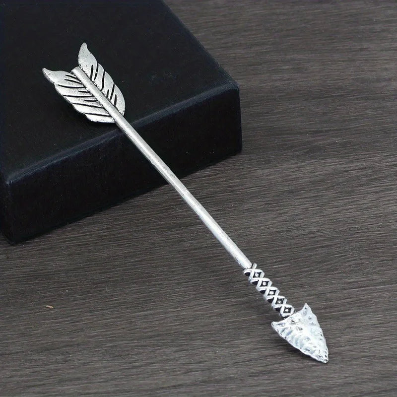 Retro Viking Hair Stick Men's And Women's Gothic Punk Nordic Divine Sword Hair Clip Mythical Jewelry Braiding Style Gift