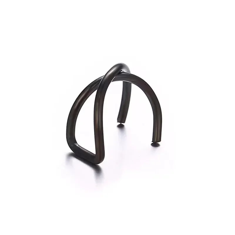 Fashion 1/12pcs Gold Silver Viking Hair Braids Dreadlock Non-Piercing Ear Clip Beard Beads Cuffs Clip Hair Accessories