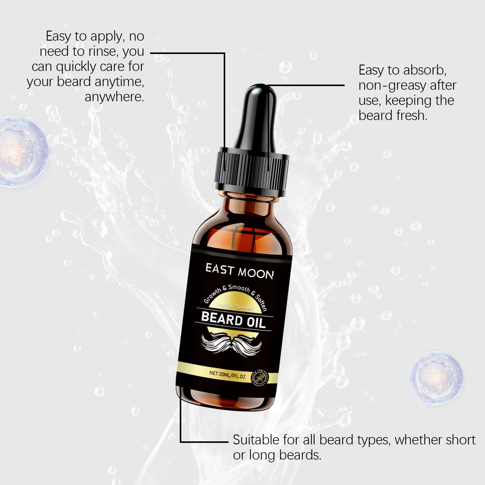 East Moon Argan Oil Beard Growth Serum – 30ml