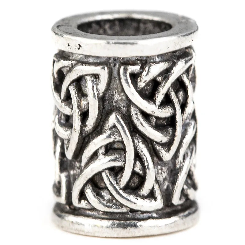 1piece Skull Helmet Viking Rune Big Hole Beads Hair Braid Dreadlock Beard Bead Pendant DIY Bracelet Necklace for Jewelry Making