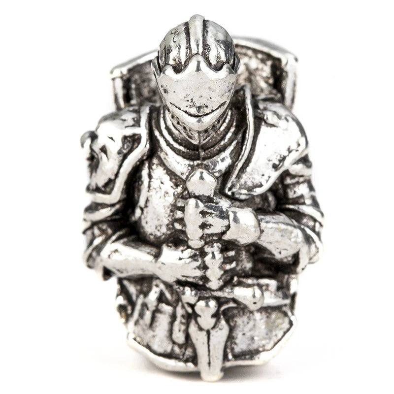 1piece Skull Helmet Viking Rune Big Hole Beads Hair Braid Dreadlock Beard Bead Pendant DIY Bracelet Necklace for Jewelry Making