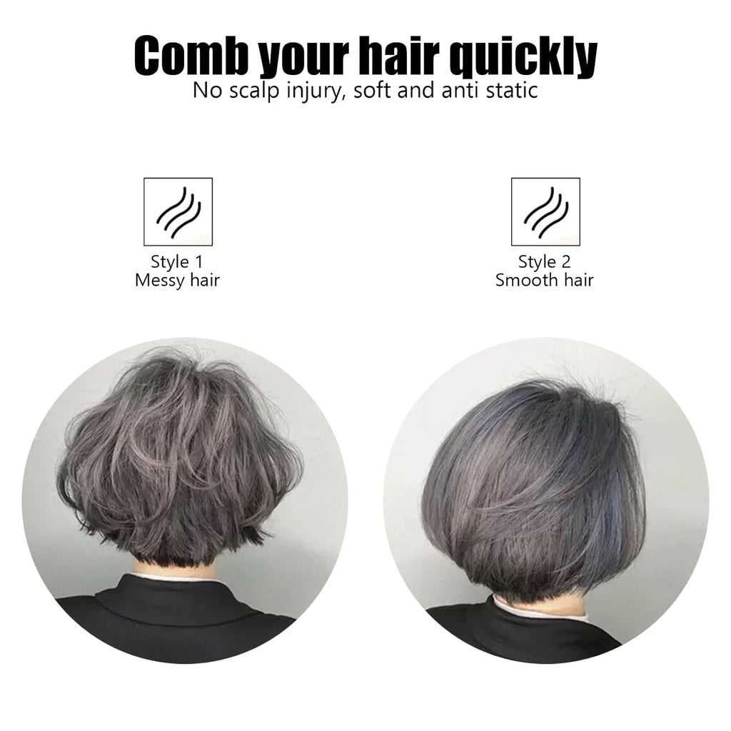 Round Round Styling Hair Brush New Beard Comb  for Wet Wavy Hair Bangs, Lifting, Curling Unisex