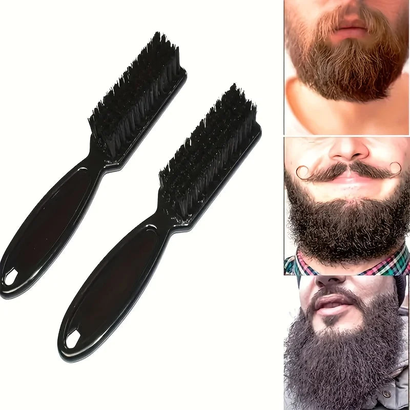 1pc/2pcs Beard Comb, Hair Cleaning Brush, Barber Neck Duster, Hair Removal Comb Hair Styling Hairdressing Tools