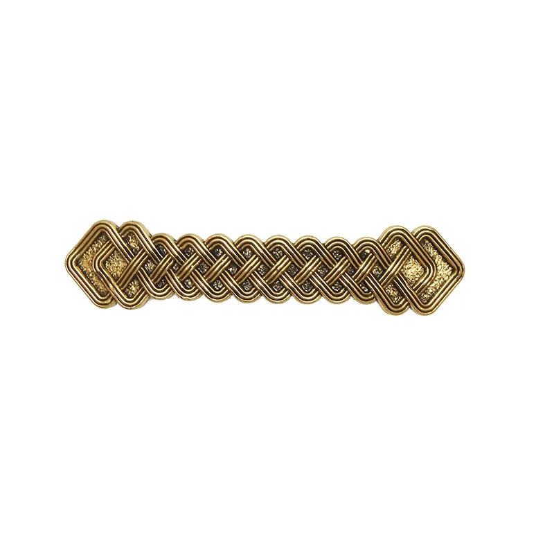Retro Vikings Celtics Knot Hairpin Women Metal Irish Hindu Symbol Hair Decor Barrette Long Hair Design Female Jewelry