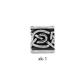 10Pcs/Pack Viking Runes Beard Beads Alloy Antique Norse Dreadlock Beads for Beard Hair DIY Bracelet Necklace Beading