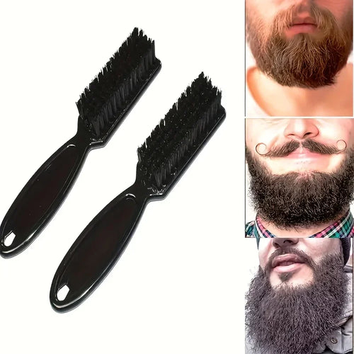 1pc/2pcs Beard Comb, Hair Cleaning Brush, Barber Neck Duster, Hair Removal Comb Hair Styling Hairdressing Tools