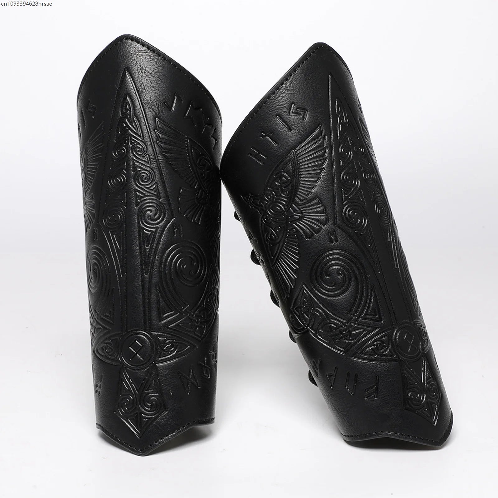 Vintage Wristband Viking Knight Cosplay Gothic Medieval Steampunk PU Leather Halloween Costumes Pirate Wrister Retro Accessory