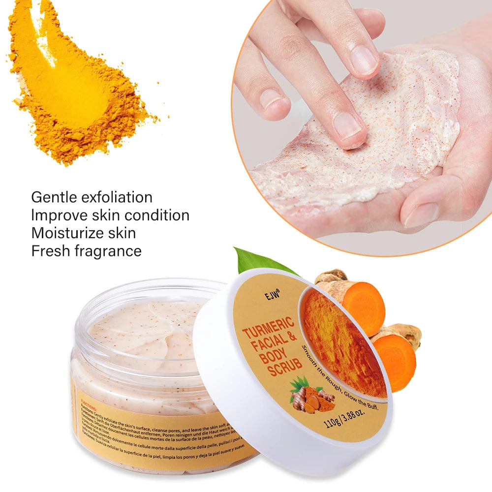 Turmeric Brightening Body Wash – Deep Cleansing & Hydrating Shower Gel for Uneven Skin