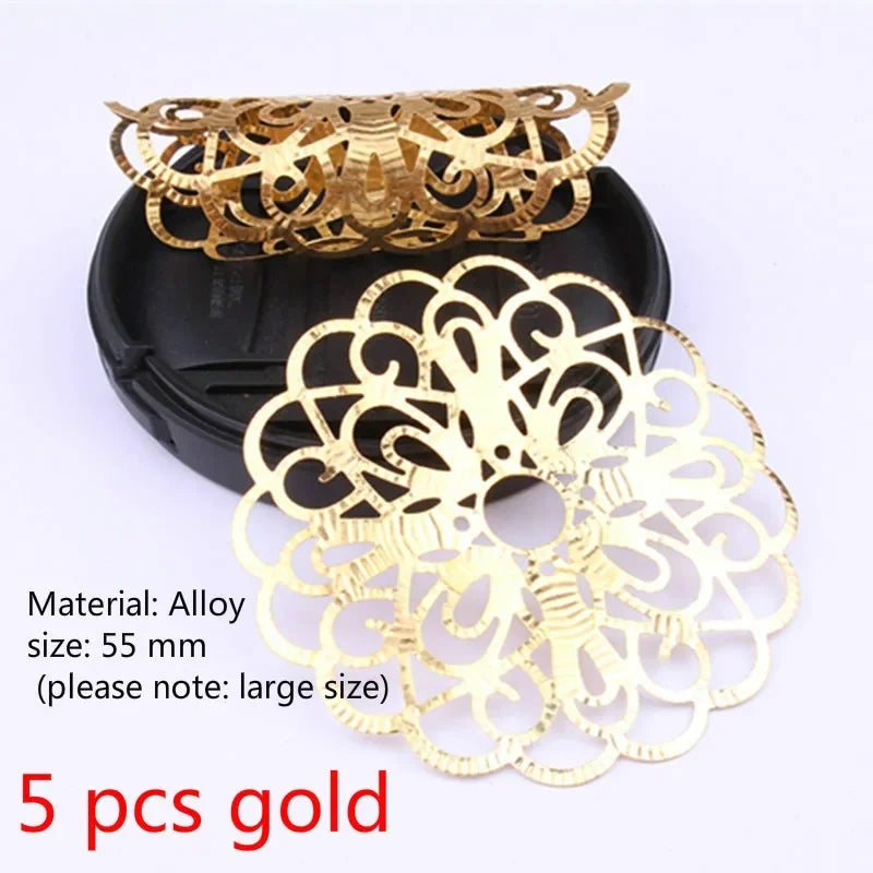 Vintage Braids Dreadlock Beard Beads Cuffs Clips for Hair Rings Adjustable Viking Hair Dread Women Accessories Fashion Jewelries