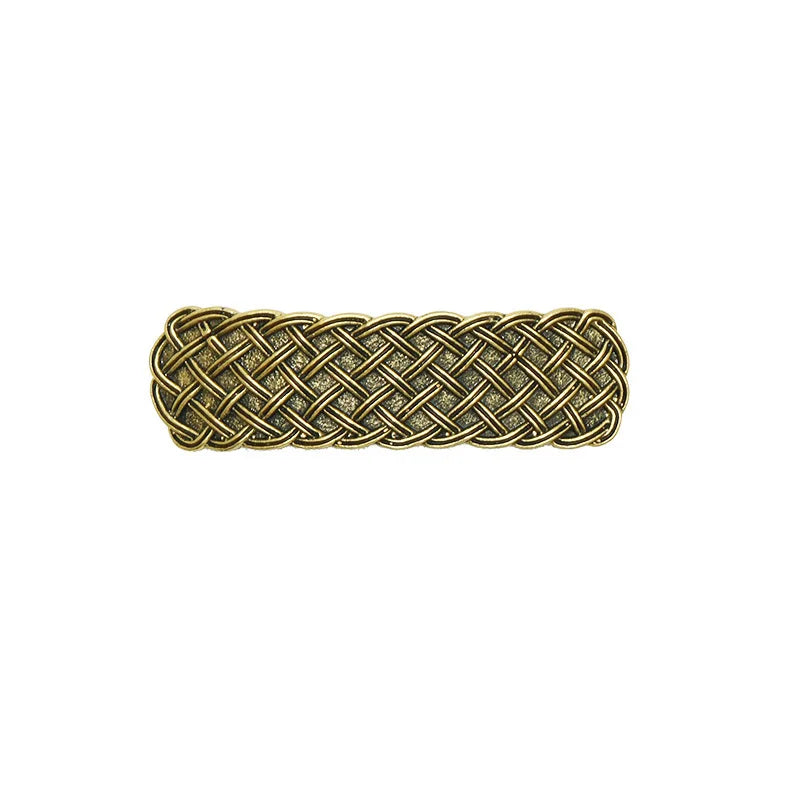 Retro Vikings Celtics Knot Hairpin Women Metal Irish Hindu Symbol Hair Decor Barrette Long Hair Design Female Jewelry