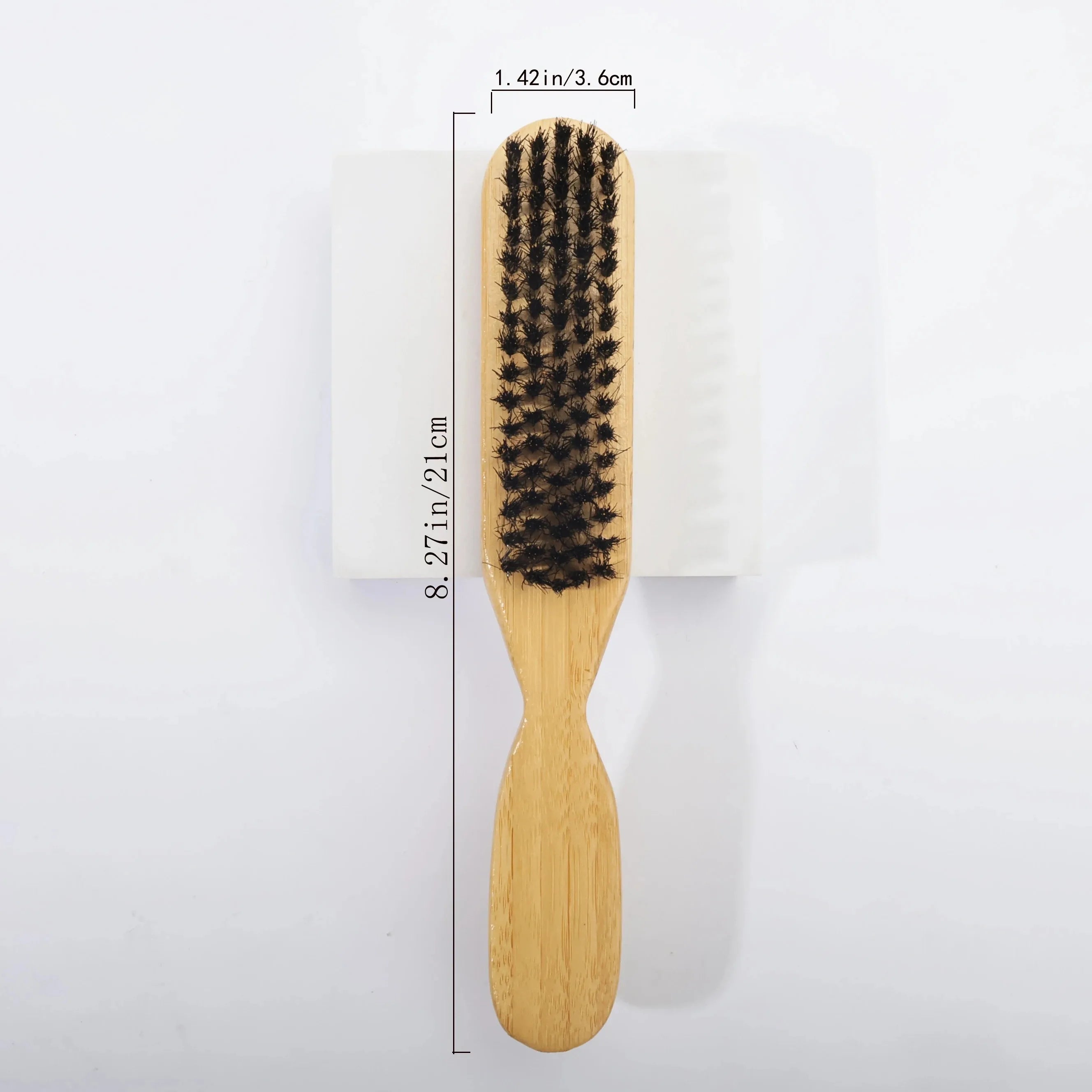 Male and female universal bristle brush and beard brush, hair styling brush, cleaning brush, daily hair and beard care brush
