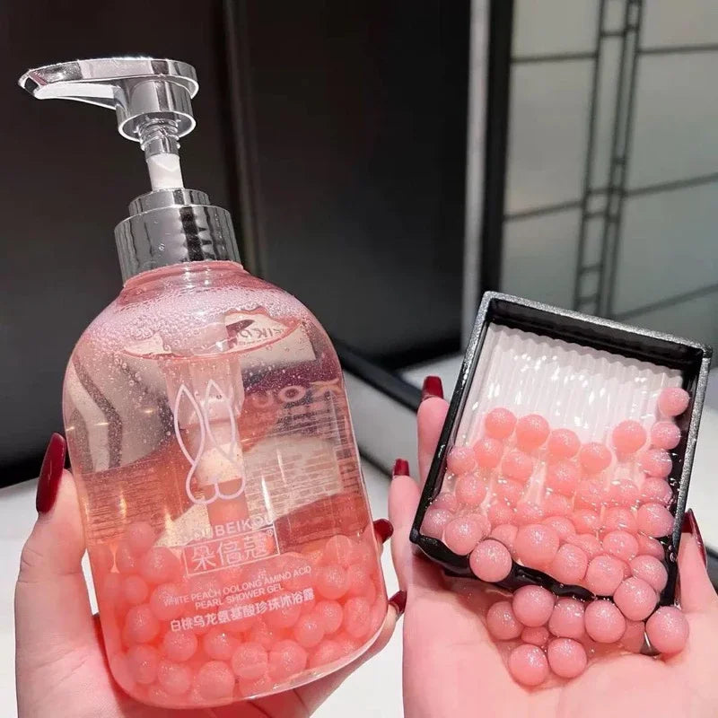 Korean Whitening Pearl Body Wash – Brightening & Moisturizing Shower Gel for All Skin Types