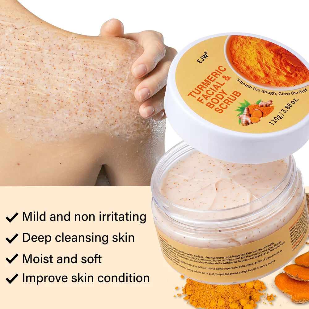 Turmeric Brightening Body Wash – Deep Cleansing & Hydrating Shower Gel for Uneven Skin
