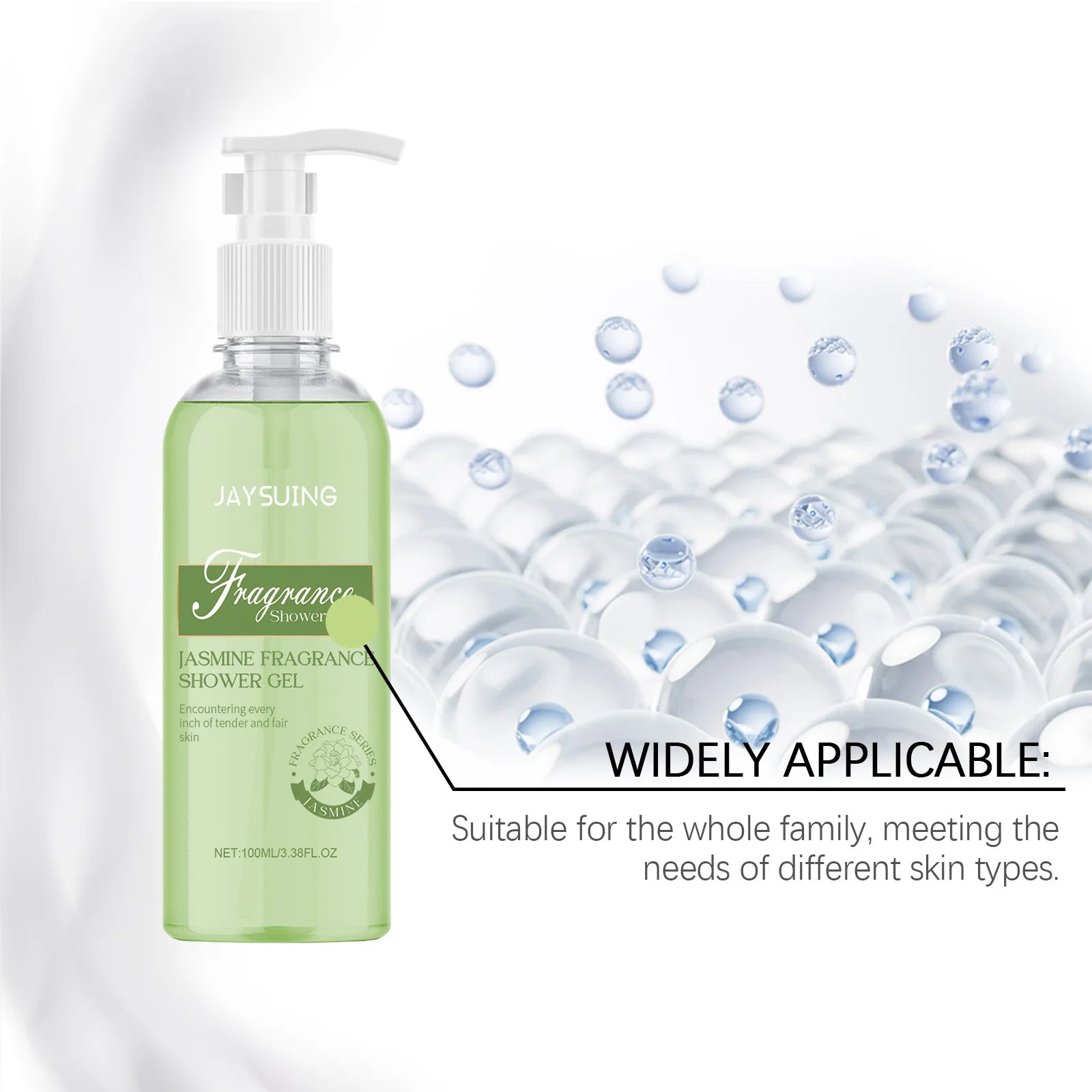 Jaysuing Fragrant Shower Gel – Long-Lasting Perfume Body Wash | Deep Cleansing & Moisturizing
