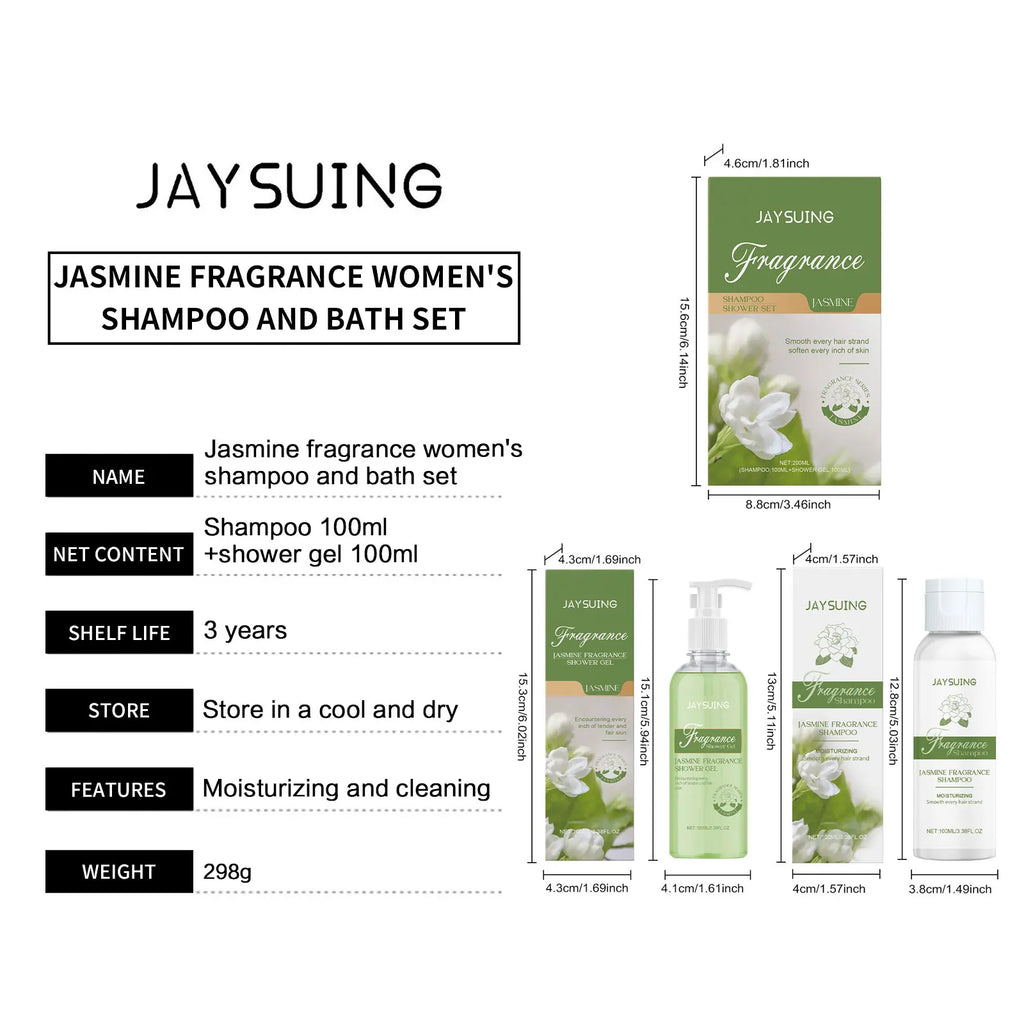 Jaysuing Fragrant Shower Gel – Long-Lasting Perfume Body Wash | Deep Cleansing & Moisturizing