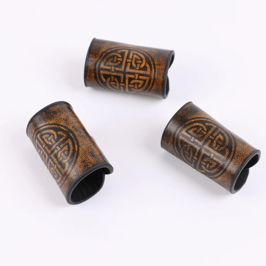 Unisex Retro Viking Celtic Knot Hair Ties Gothic Nordic Style for LARP Cosplay Renaissance Festivals And Viking Accessories Belt