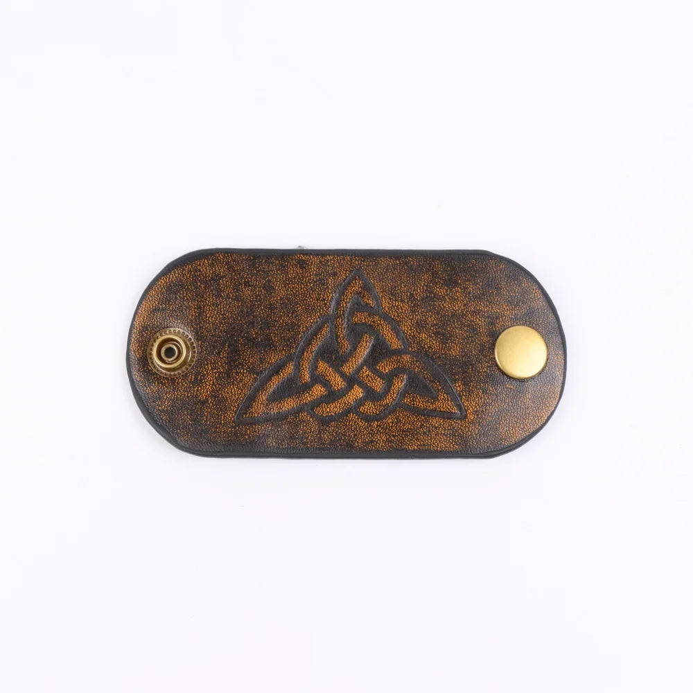 Belt Renaissance Celtic Medieval Viking Knight Hair Beard Bead Belt Accessories Leather Belt for Men