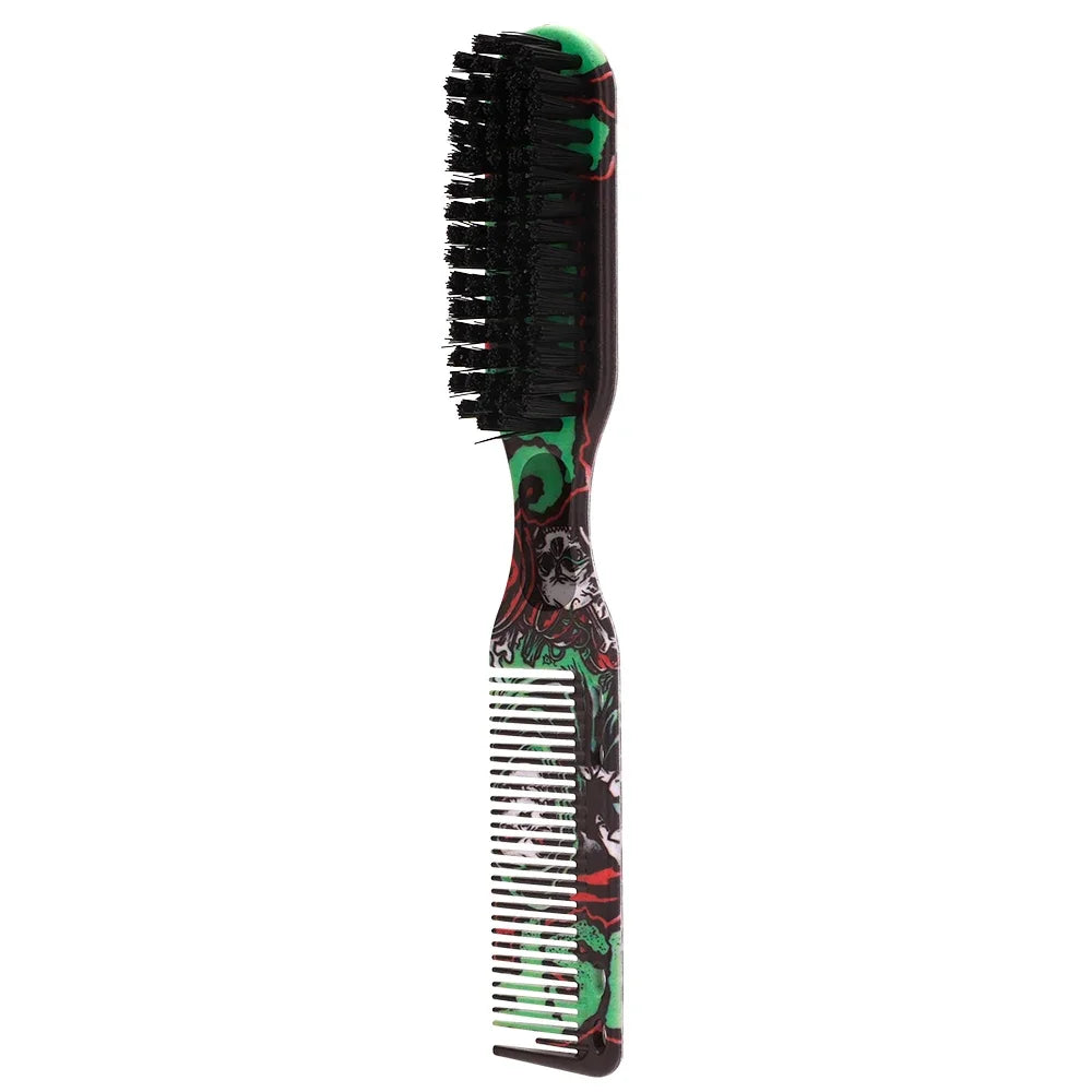8 Color Barber Beard Comb Two-sided Men's Shaving Brush Beard Brushes Salon Hairdressing Hair Styling Tool