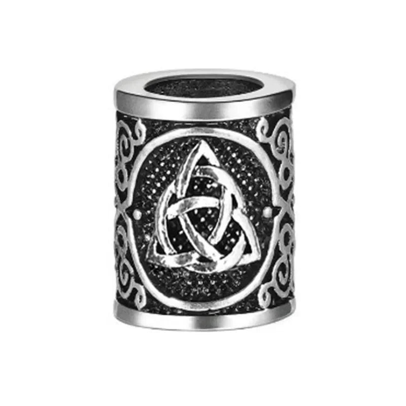 1-5pcs Viking Beard Decorative Beads for Hair Braid Decorations Accessories Needlework Bead Skull Braid Dreadlock Tube Rings