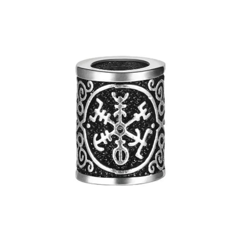 1-5pcs Viking Beard Decorative Beads for Hair Braid Decorations Accessories Needlework Bead Skull Braid Dreadlock Tube Rings