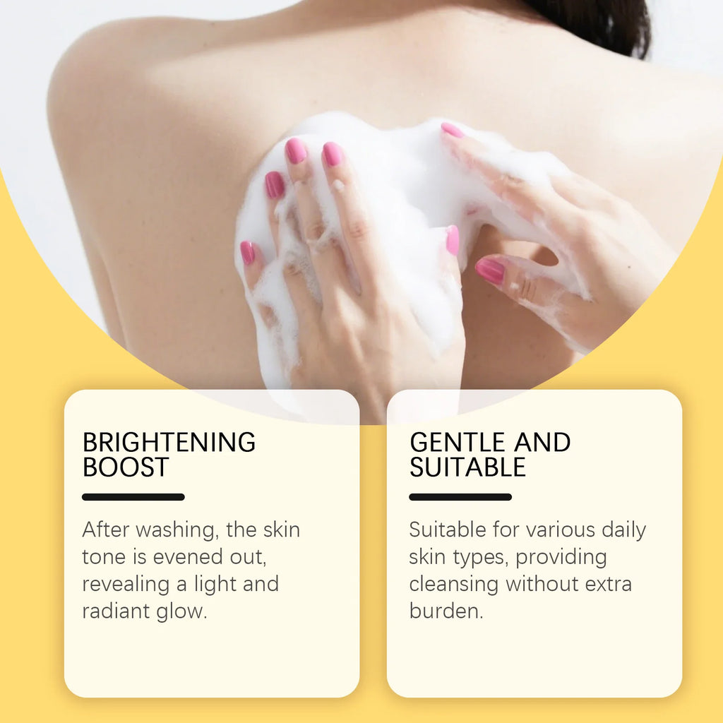 Kojic Acid Turmeric Brightening Body Wash Moisturizing, Cleansing, and Smooth Skin Shower Gel