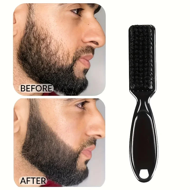 1pc/2pcs Beard Comb, Hair Cleaning Brush, Barber Neck Duster, Hair Removal Comb Hair Styling Hairdressing Tools
