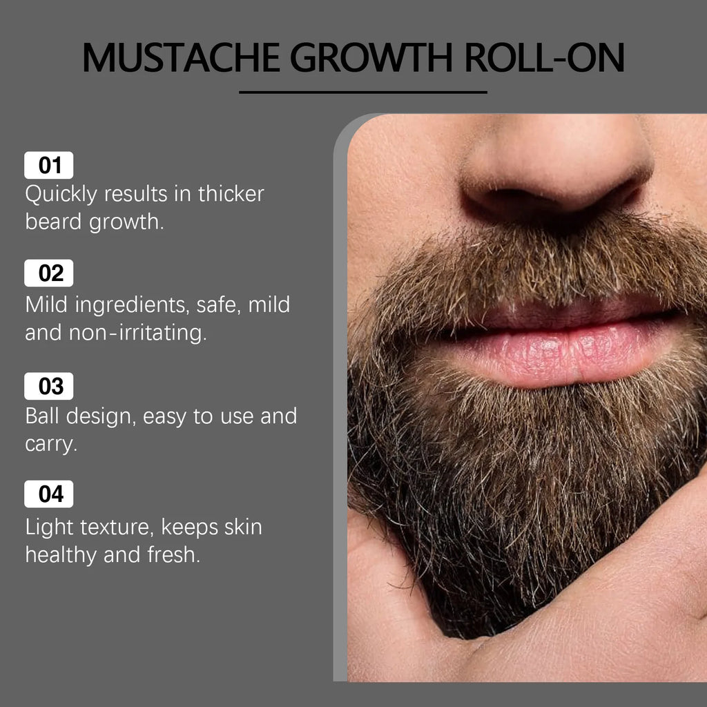 Aceite para el crecimiento de barba y bigote de jengibre