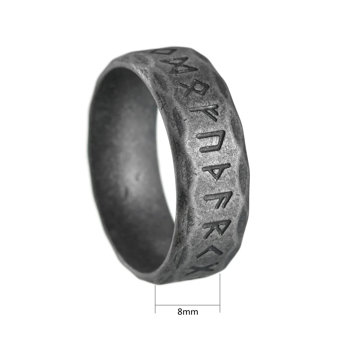 Viking Script Fidget Spinner Rings For Men Anti Anxiety Worry Stress Relief Anti Stress Rotating Ring Finger Anillo Antiestres