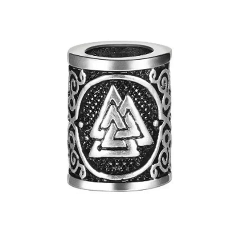 1-5pcs Viking Beard Decorative Beads for Hair Braid Decorations Accessories Needlework Bead Skull Braid Dreadlock Tube Rings