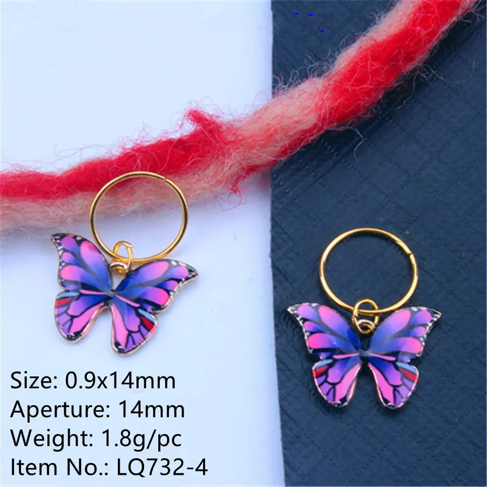 Vintage Braids Dreadlock Beard Beads Cuffs Clips for Hair Rings Adjustable Viking Hair Dread Women Accessories Fashion Jewelries