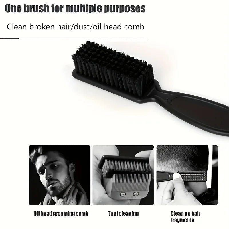 1pc/2pcs Beard Comb, Hair Cleaning Brush, Barber Neck Duster, Hair Removal Comb Hair Styling Hairdressing Tools