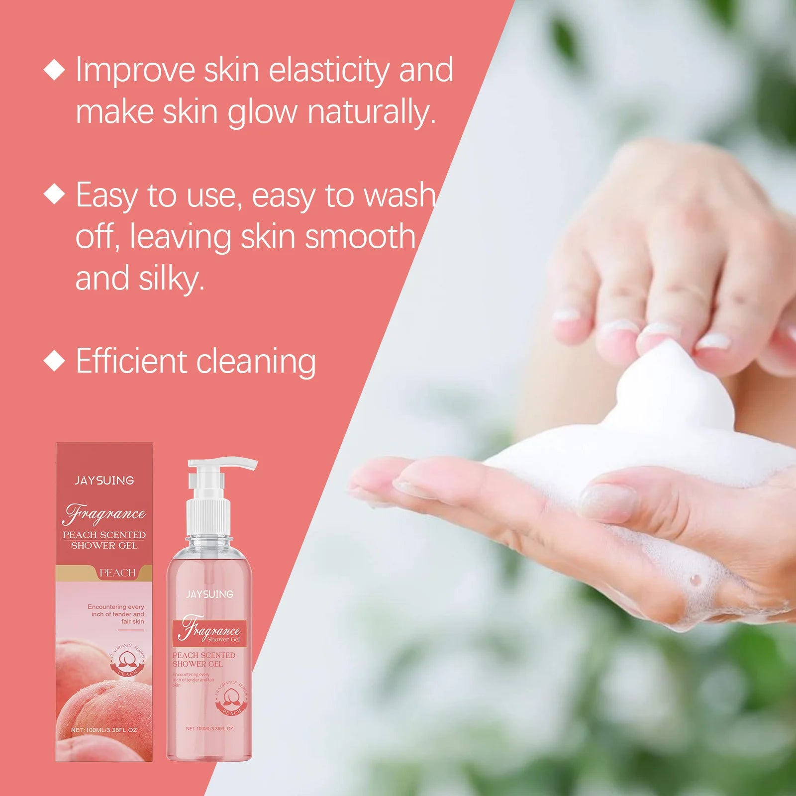 Jaysuing Fragrant Shower Gel – Long-Lasting Perfume Body Wash | Deep Cleansing & Moisturizing