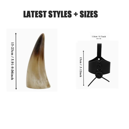 1pcs Vintage Handmade Viking Horn Cup Set Natural Animal Drinking Mug Vessel For Coffee Beer Home Bar Table Decor Craft Ornament