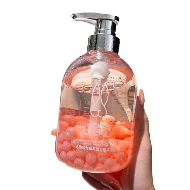 Korean Whitening Pearl Body Wash – Brightening & Moisturizing Shower Gel for All Skin Types