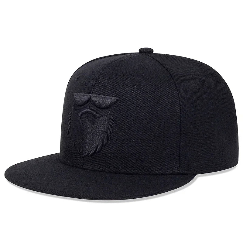 Unisex Beard Old Men Embroidery Hip-hop Hats Spring And Autumn Outdoor Adjustable Sports Casual Baseball Caps Sunscreen Hat