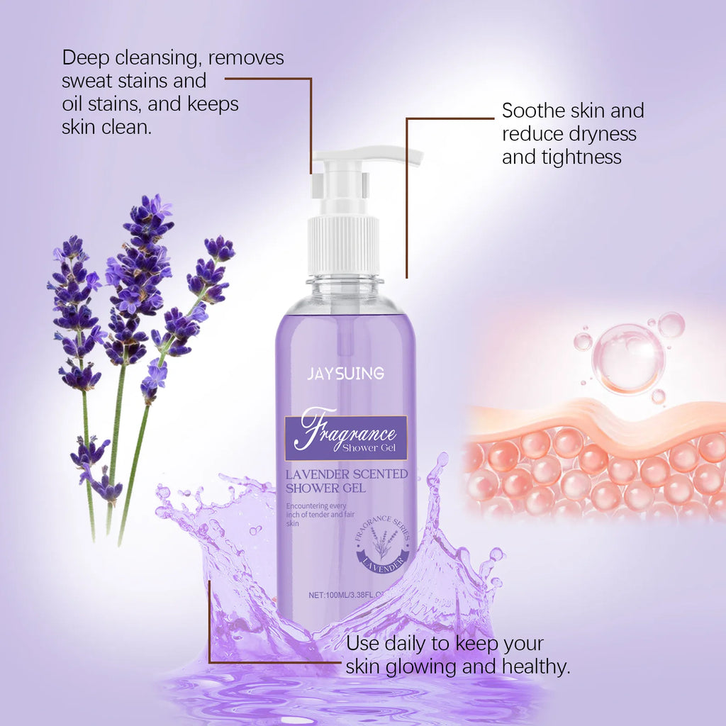 Jaysuing Fragrant Shower Gel – Long-Lasting Perfume Body Wash | Deep Cleansing & Moisturizing