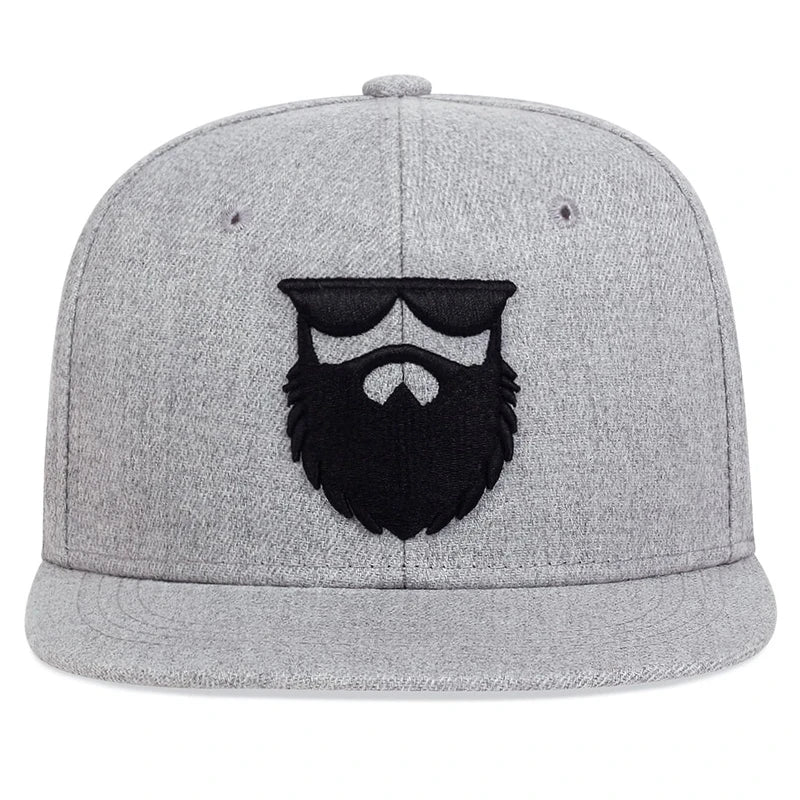 Unisex Beard Old Men Embroidery Hip-hop Hats Spring And Autumn Outdoor Adjustable Sports Casual Baseball Caps Sunscreen Hat