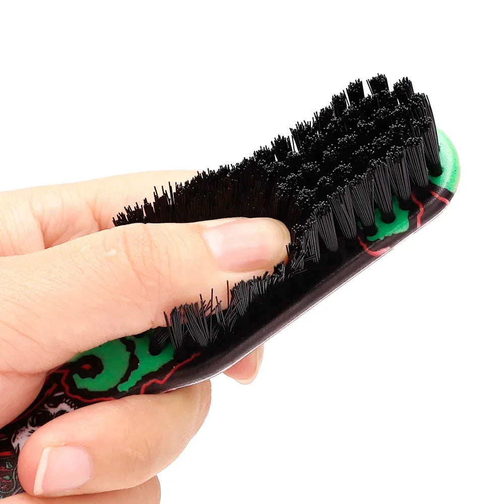 8 Color Barber Beard Comb Two-sided Men's Shaving Brush Beard Brushes Salon Hairdressing Hair Styling Tool