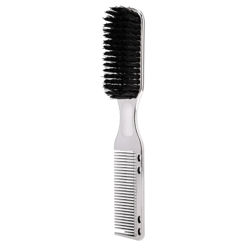 8 Color Barber Beard Comb Two-sided Men's Shaving Brush Beard Brushes Salon Hairdressing Hair Styling Tool